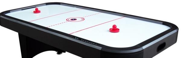 Indoor Entertainment 7 Foot Folding Air Hockey Table Easy Assembly With All Accessories