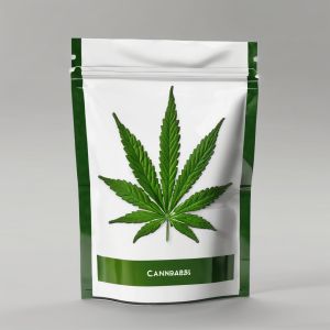 Настраиваемый логотип Пакет упаковки сорняков Пластиковый стоячий пакет с детским защитным цилиндром