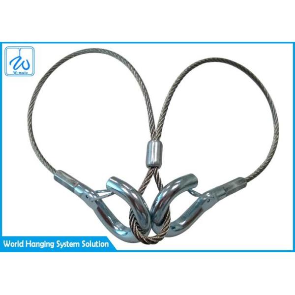 High Tensile Galvanised Stranded Steel Wire Rope Sling Safety