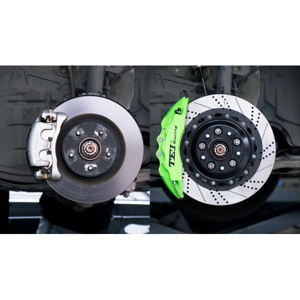 Front Big Brake Kit 6 Piston Caliper With 355x32mm Rotor BBK Auto Brake System For Nissan Murano 18 Inch Car Rim
