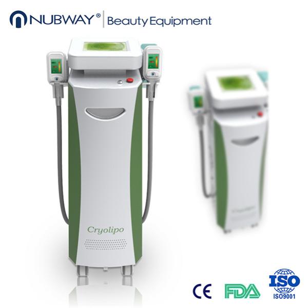 home cryolipolysis slimming machine / 2 handles cryolipolysis machine
