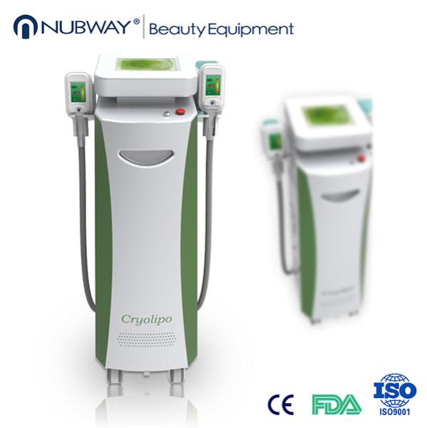 Fat Freeze Cryotherapy Vaccum Equipment , Vertical Cryolipolysis Slimming Machine