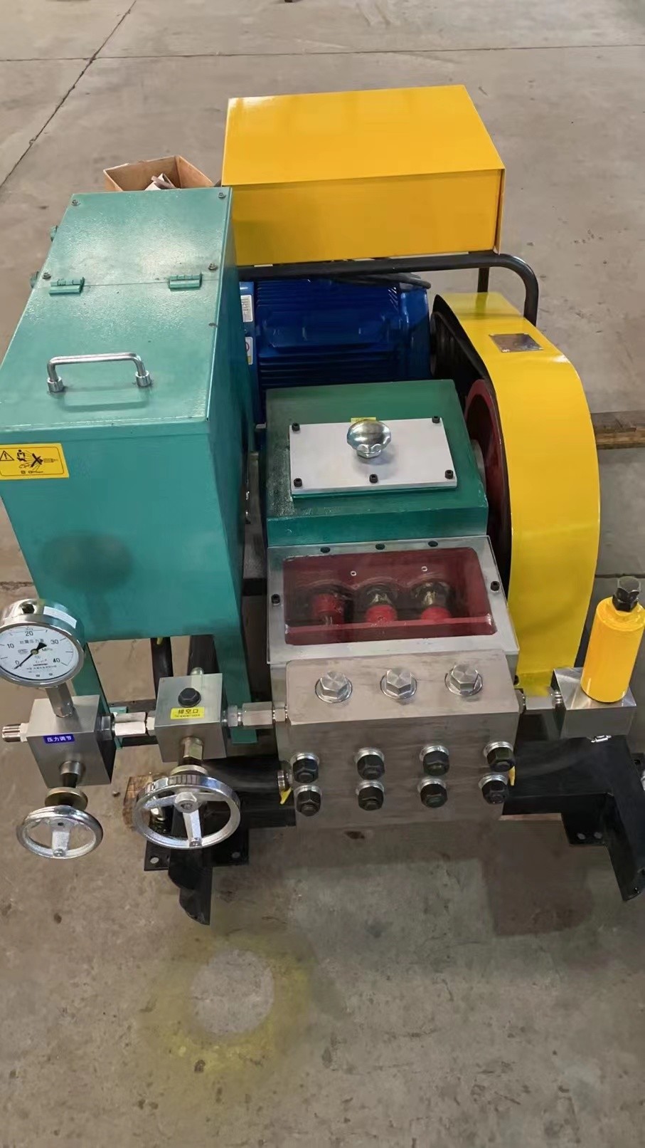 насос оборудования для испытаний 13L/давления трубы 10000psi минимальный гидро испытывая
