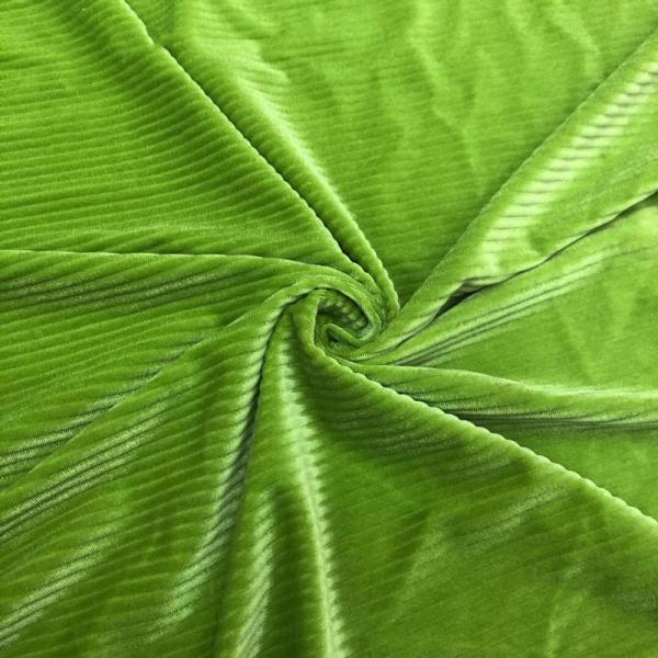 Korea Pleated Corduroy Spandex Velvet Velour Fabric Knitted 230-300gsm