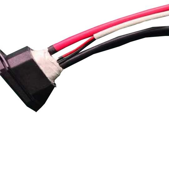 Flexível Ev 6m2 330mm Casing de fibra de vidro Isolamento cabo arnês de fio preto vermelho gel de sílica branco