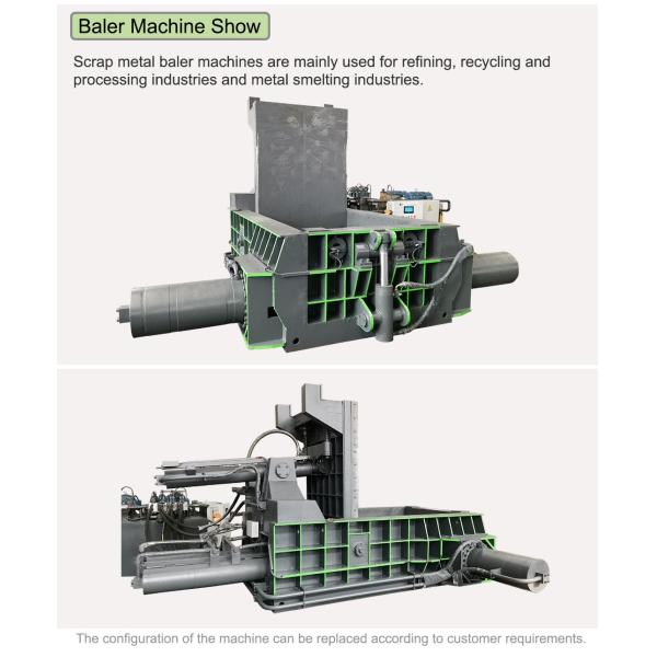 Machine en aluminium de rebut hydraulique de presse de chute d'OEM 200T