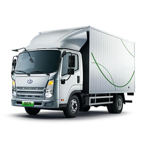 120kW Potência total do motor Caminhão elétrico Ruichi EG71 Energia 405km Range Light Duty Box Truck para transporte