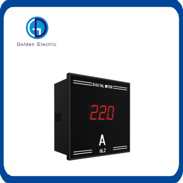Plastics Housing LED Digital Display Voltmeter For Measuring Pulse Peak
