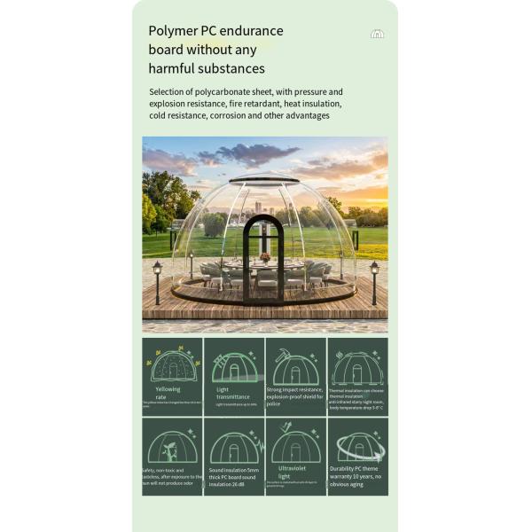 Star Room Transparent Tents For Outdoor Camping Bar Villa Hotel Bubble Room