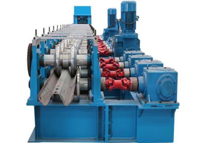 2 Wave Highway Guardrail Roll Forming Machine Galvanized W Beam Industrial