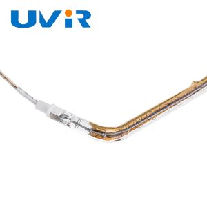 3D Contoured Gold Reflector Infrared Heating Element Tube with 150-6000W Power for Plastic Welding