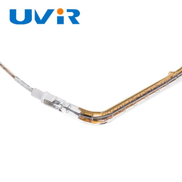 3D Contoured Gold Reflector Infrared Heating Element Tube with 150-6000W Power for Plastic Welding