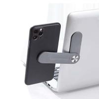 Agrafe réglable de bâti de côté d'ordinateur portable de support multifonctionnel magnétique de téléphone