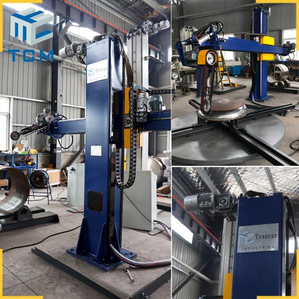 Metal Surface Tank Cover Polishing Machine CE Surface Grinding 3.5M