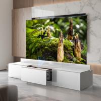 Cabinet de télévision en bois coulissant 50Hz / 60Hz Stand de télévision avec cabinet de projecteur