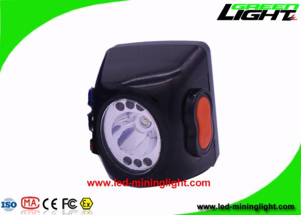 Cordless Led Mining Cap Lights Head Lamp 1W With High Low Beam Lighting Mode