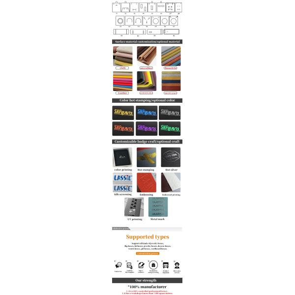 Boîte à bijoux en forme de cœur en forme de cœur avec boîte d'emballage en velours