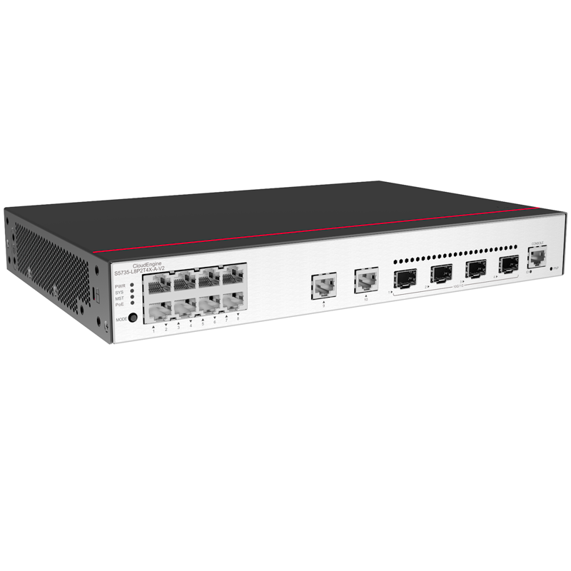 S5735-L8P2T4X-TA-V2 8 Port POE Switch Gigabit Ethernet Network Switch