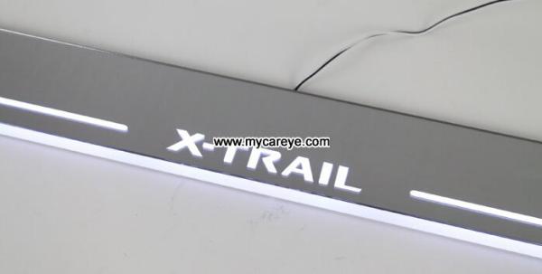 Nissan X-Trail car pedal set LED lights pedal car step Moving door scuff