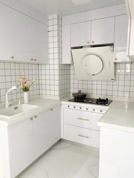 Armoire de cuisine modulaire et stratifiée