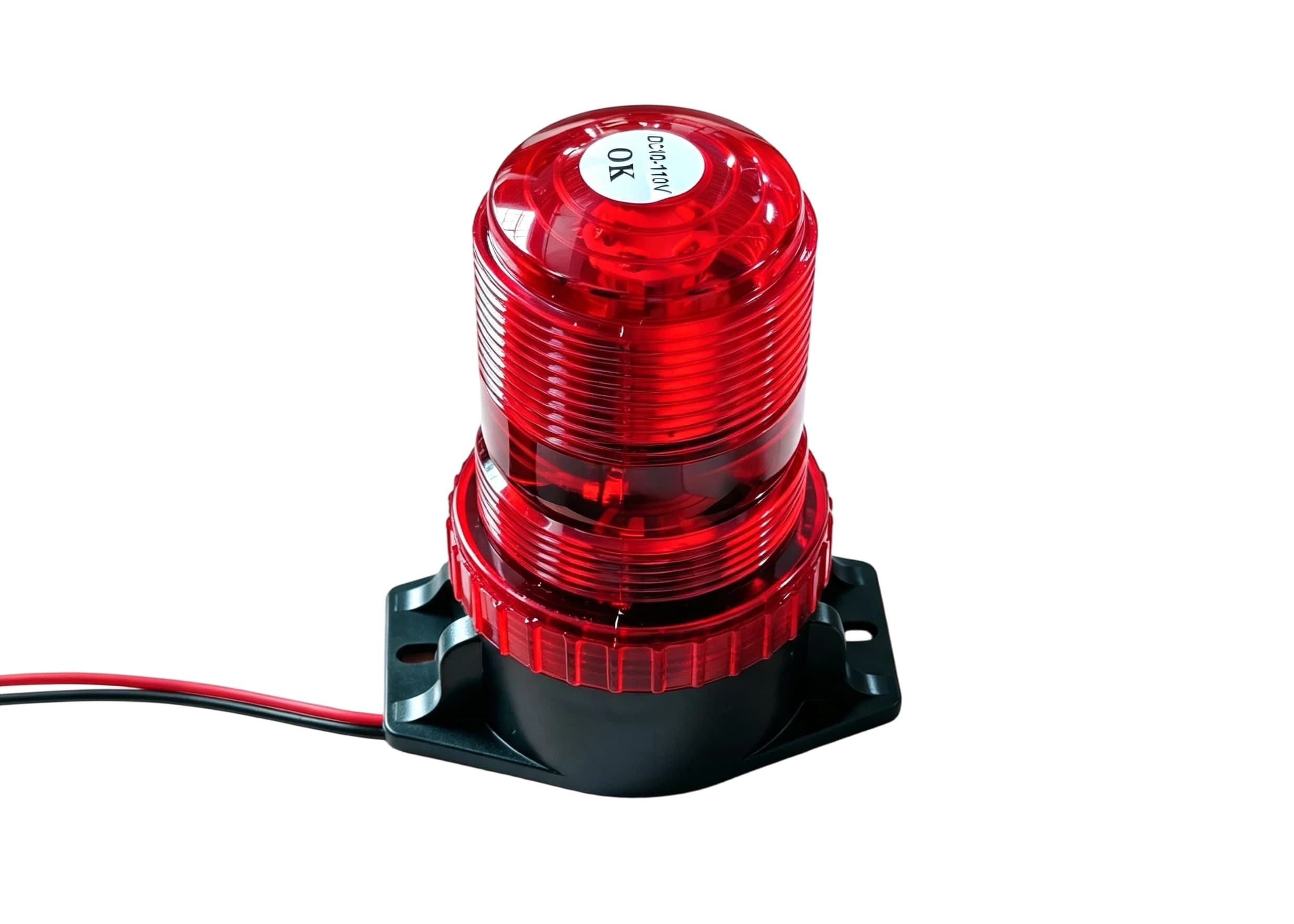 RD-214 Red LED Warning Beacon DC 10–110V For Forklifts Warehouse Vehicles