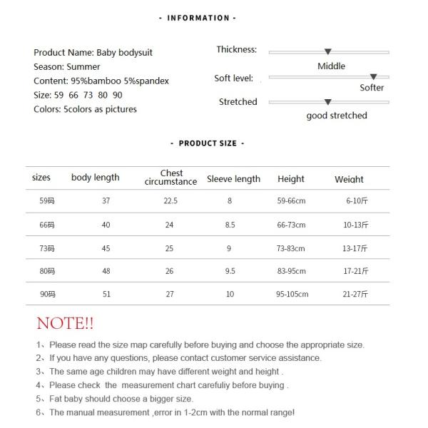 Baby Rompers Wholesale Fashion Romper Short Sleeve Baby Solid Bodysuit