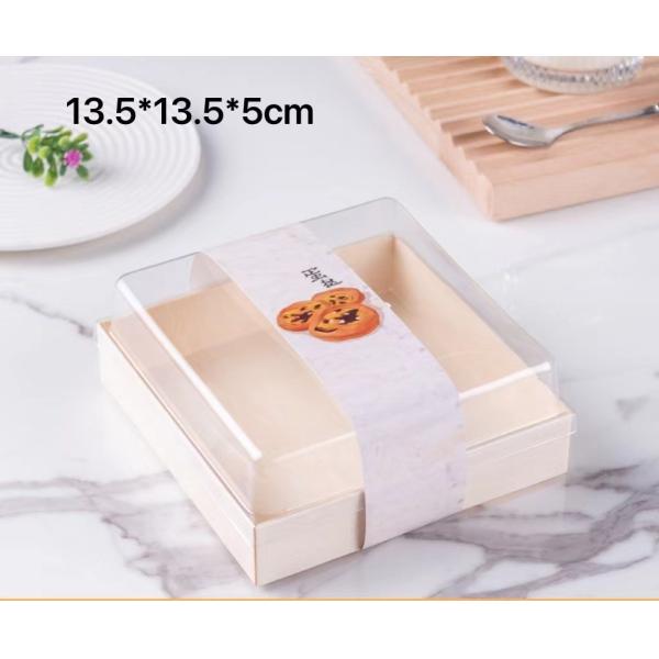 Boîtes écologiques transparentes à pâtisserie