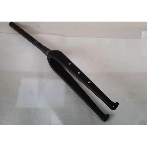 700x50c Carbon Gravel Bike Fork, Lightweight Rigid Fork 100x12 Flat Mount Disc