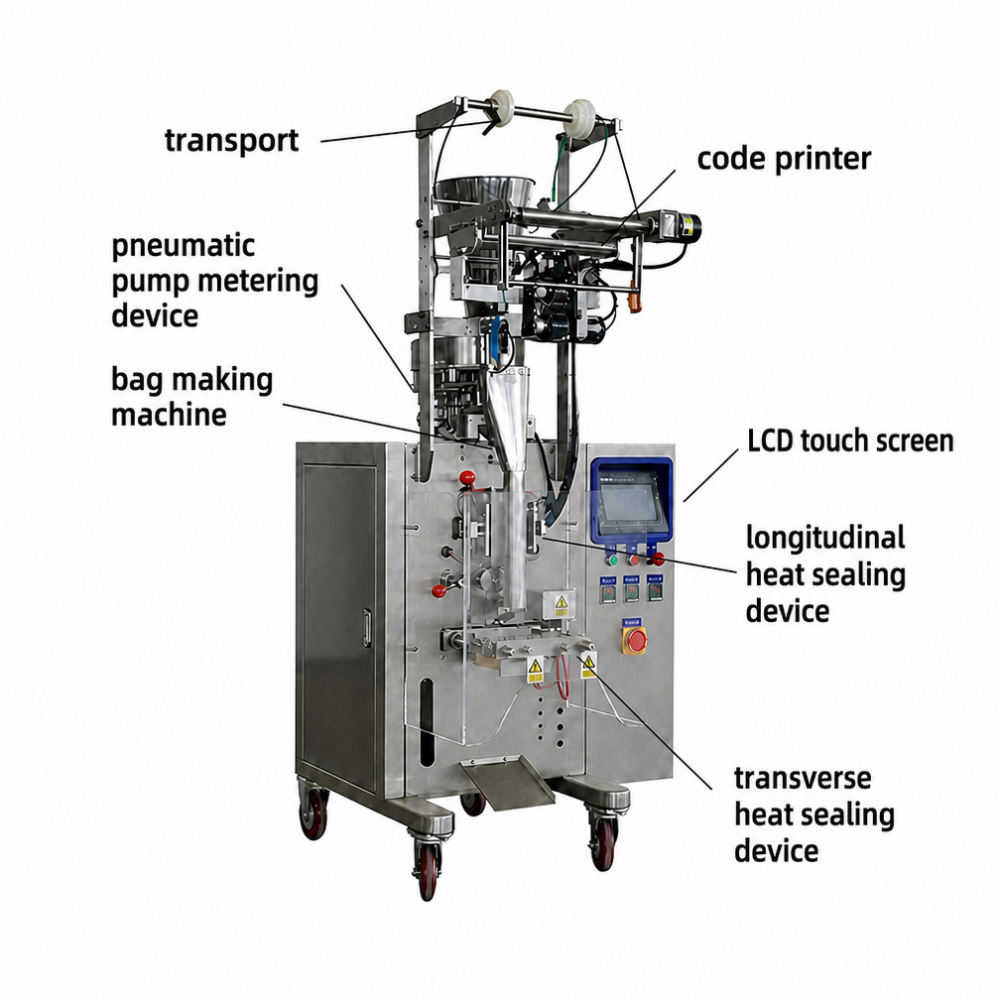 Automatic Tomato Paste Sachet Filling Machine for Pouch Packing