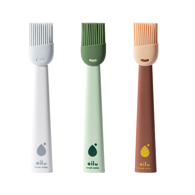 Factory Wholesale Food-Grade Silicone Oil Brush, High-Temperature Resistant Kitchen Brush for Baking, Grilling, Pancake & Grilled Meat Oil Application