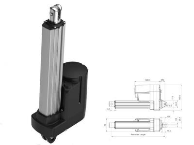 25~1000 mm Actuador elétrico linear industrial de carga pesada Motor linear DC IP69K
