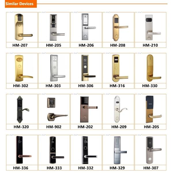 Cerradura elegante RFID del control de acceso de la tarjeta de la proximidad del hotel electrónico del sistema