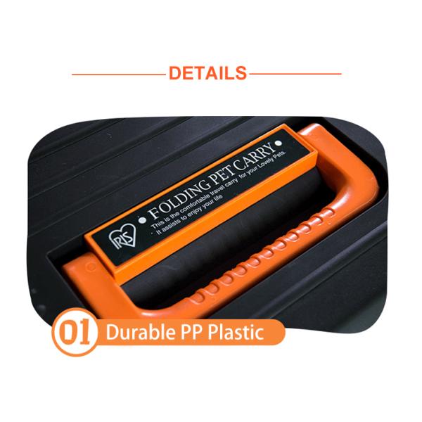 Клеть любимца складной пластиковой несущей полета перемещения любимца портативная путешествуя коробка клетки собаки