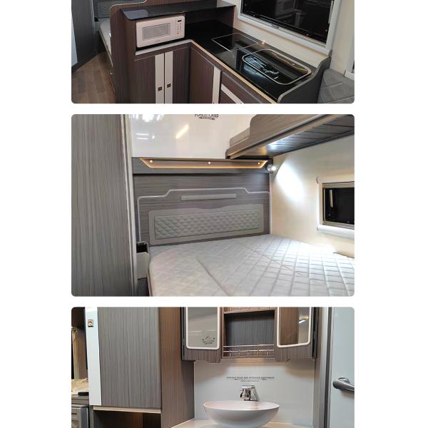 Normes australiennes de caravane de camping-car hors route de caravane de voyage de fibre de verre d'autoroute