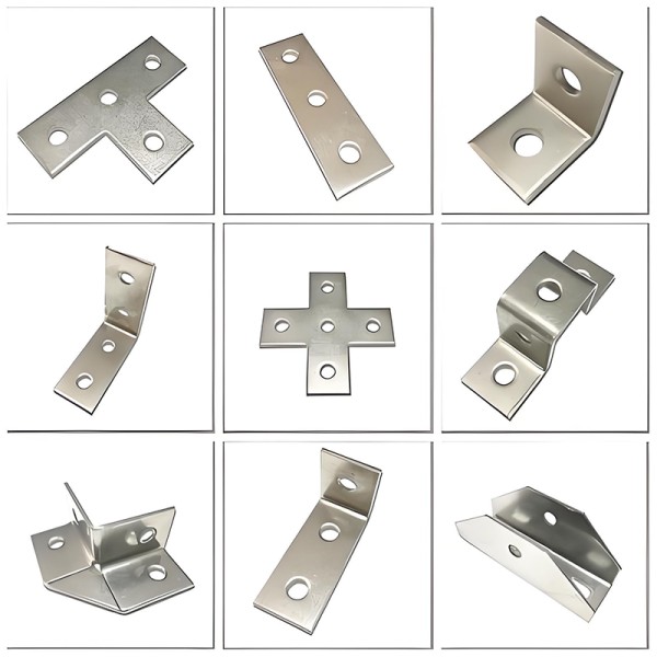 Industrial Unistrut Angle Fittings Right Angle Strut Channel Connector For Pipe Support