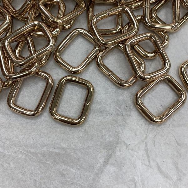 Acid proof Square Cast Iron Ring Nickle free Thickness 8mm  for Hand Bag