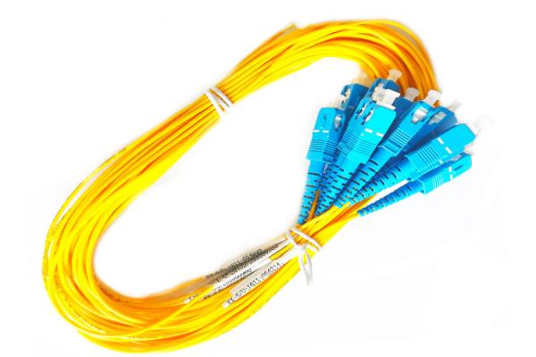 Simplex 2.0mm 1.2m SC UPC Fiber Optic Pigtail Low Insertion Loss