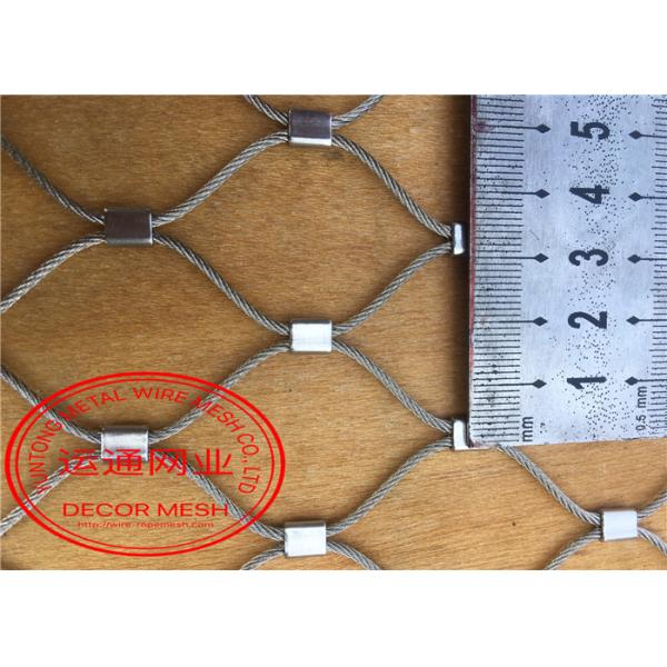 Ferrule Type Architectural Wire Mesh Safety Net Architectural Metal Mesh