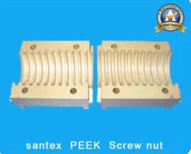 Hard Plastic Rods Santex Peek Nut For Textile Printing Dyeing Machinery