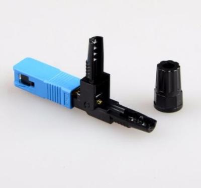 O PC do SC 0.3db encaixou o conector FTTX da fibra ótica para o cabo pendente