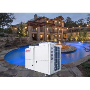 Воздух циркуляции воды для того чтобы намочить бассейн теплового насоса нагревая температуру постоянного