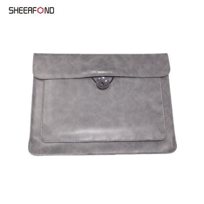 Portfólio de couro Zippered impermeável