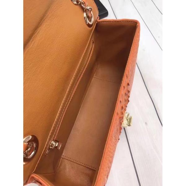 Genuine Crocodile Skin Lady Flap Purse Female Single Cross Shoulder Bag Real Alligator Leather Women's Messenger Bag