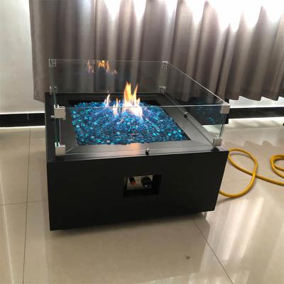 tanque de propano de Pit Retangular Fire Table With do fogo de 1.6ft dentro de 40000 BTU