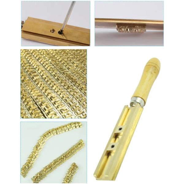 Brass Letters Hot Coding Font Expire Batch Coding Machine for Leather Processing