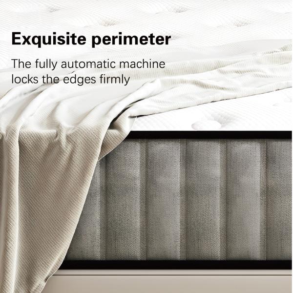 Massage Function Fabric Covered Independent Spring Mattress for Custom Size Bed Frame