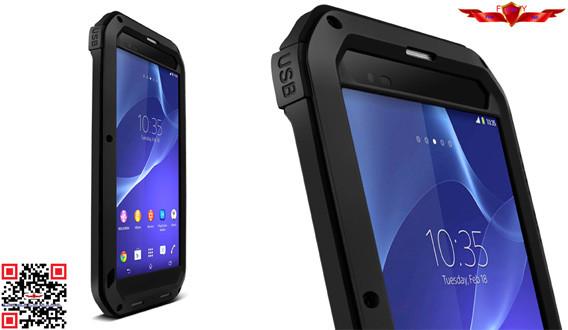 100% Aluminum Qualify Dirtproof/Shockproof/Waterproof Case For Sony Xperia T2 Ultra