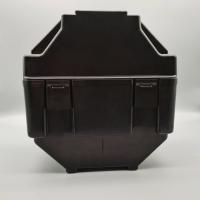 Caixa de Envio de Wafer Preto de 8 polegadas 25 Slots ESD Material PP Amigável ao Ambiente