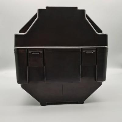 8 Inch Black Wafer Shipping Box 25 Slots ESD PP Material Eco Friendly Widely Used In Semiconductor Field