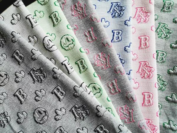 Jacquand Polyester fabrics for kids and Cute designs dressing and blanket AZO-free OEKO-TEX quality standard static-free